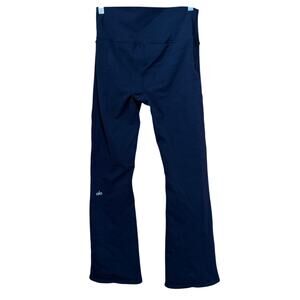 Alo flare leg leggings yoga pants black high rise waist full length women's M